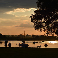 Buy canvas prints of Sunset at Bosham by graham young