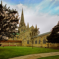 Buy canvas prints of Chichester Cathedral by graham young