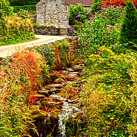 Buy canvas prints of The Cottage By The Stream by graham young