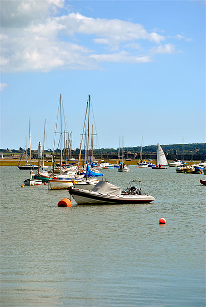 Yachts at Keyhaven Picture Board by graham young