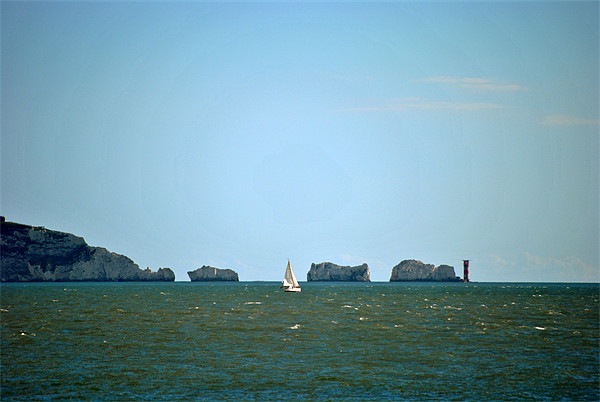 Sailing on the Solent Picture Board by graham young