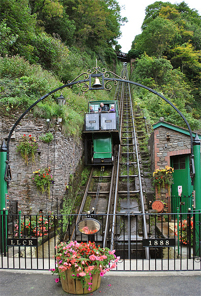 The Lynton and Lynmouth Cliff Railway Picture Board by graham young
