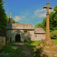 Buy canvas prints of Culbone Church by graham young