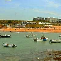 Buy canvas prints of Summerleaze Beach, Bude by graham young