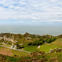 Buy canvas prints of The Valley of Rocks by graham young