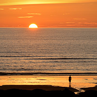 Buy canvas prints of Watching The Sun Set by graham young