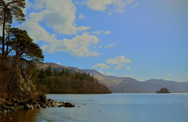 Derwentwater and Friars Crag  Picture Board by graham young