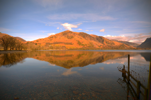 Buttermere Reflections  Picture Board by graham young