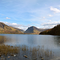 Buy canvas prints of Buttermere Panorama by graham young