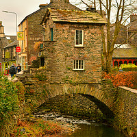 Buy canvas prints of Bridge House, Ambleside by graham young