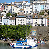 Buy canvas prints of A Sunny Day in Brixham by graham young