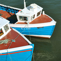 Buy canvas prints of Whitby Fishing Boats by graham young