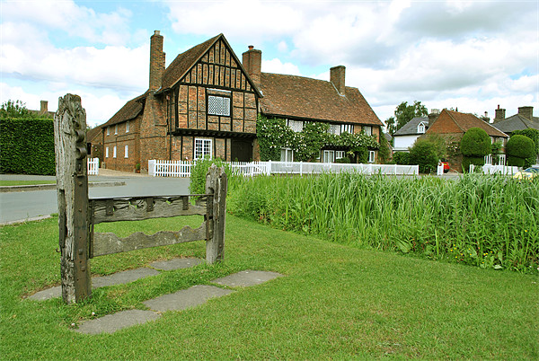 The Stocks and Whipping Post, Aldbury Picture Board by graham young