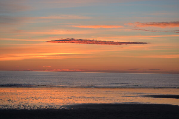 Majestic Sunset over Bristol Channel Picture Board by graham young