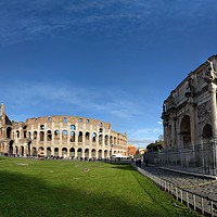 Buy canvas prints of Rome Colosseum by neal frost