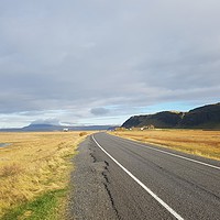 Buy canvas prints of Icelandic Road to Nowhere by neal frost