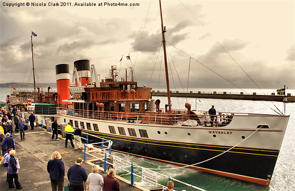 Waverley Paddle Steamer Picture Board by Nicola Clark