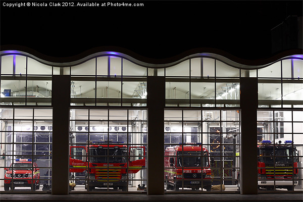 Fire Station Picture Board by Nicola Clark