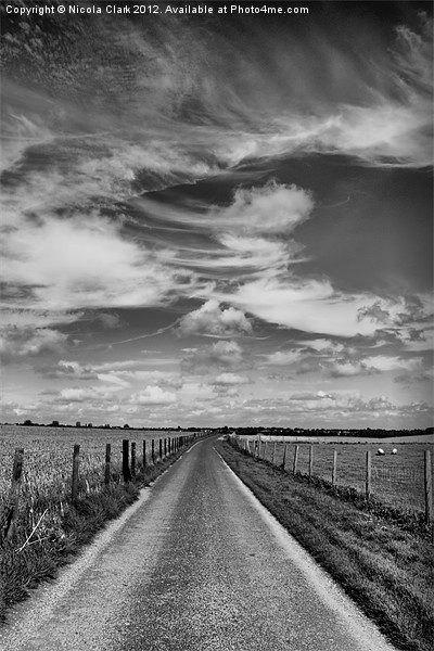 Road To Nowhere Picture Board by Nicola Clark