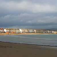 Buy canvas prints of Sunlight On Weymouth by Nicola Clark