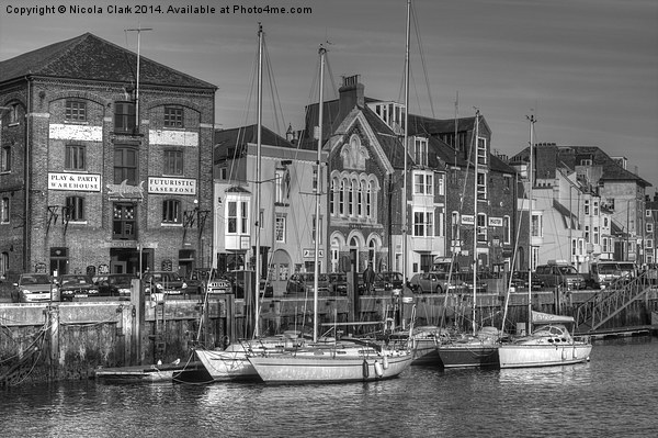 Weymouth Harbour Picture Board by Nicola Clark