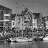 Buy canvas prints of Weymouth Harbour by Nicola Clark