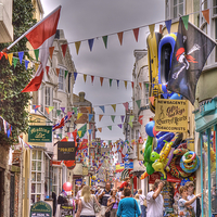 Buy canvas prints of St Albans St by Nicola Clark