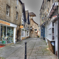 Buy canvas prints of The Shambles by Nicola Clark