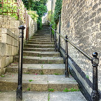 Buy canvas prints of A Flight of Steps by Nicola Clark