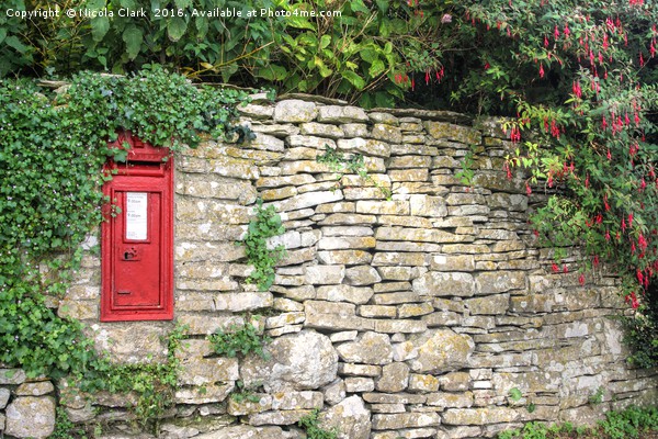 Victorian Letter Box Picture Board by Nicola Clark