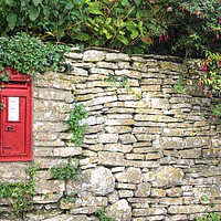 Buy canvas prints of Victorian Letter Box by Nicola Clark