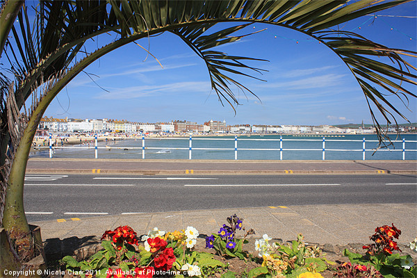 Weymouth Seafront Picture Board by Nicola Clark