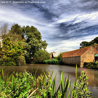 Buy canvas prints of Village Mill Pond by Nicola Clark