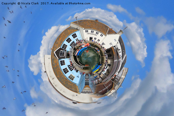 Weymouth Little Planet Picture Board by Nicola Clark