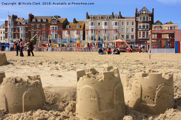 Sandcastles Picture Board by Nicola Clark