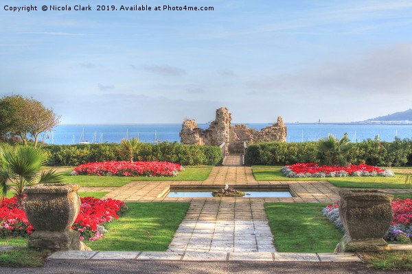 Sandsfoot Castle And Gardens Picture Board by Nicola Clark
