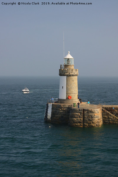 Harbour Light Picture Board by Nicola Clark