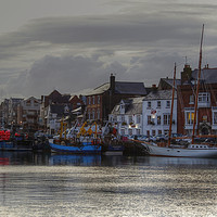 Buy canvas prints of Evening In The Harbour by Nicola Clark