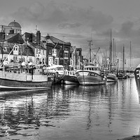 Buy canvas prints of Fishing Boats by Nicola Clark