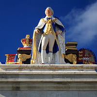 Buy canvas prints of The King's Statue by Nicola Clark