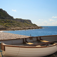 Buy canvas prints of Beached Boat by Nicola Clark