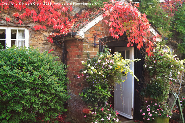 Romantic Cottage Picture Board by Nicola Clark