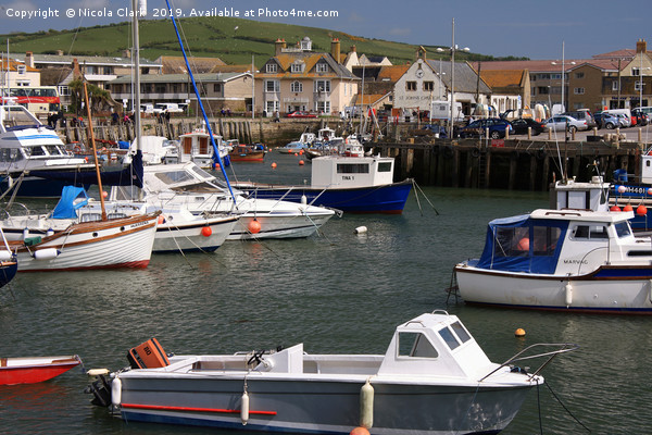 Boats In West Bay Picture Board by Nicola Clark