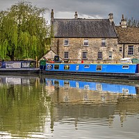 Buy canvas prints of Serenity at The Barge Inn by Nicola Clark