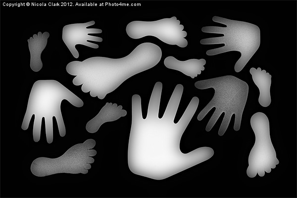Hands and Feet Picture Board by Nicola Clark