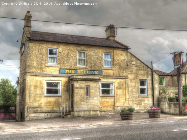 The Beehive A Timeless Wiltshire Pub Picture Board by Nicola Clark