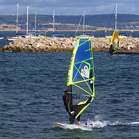 Buy canvas prints of Extreme Windsurfing Adventure by Nicola Clark