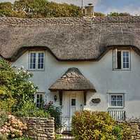 Buy canvas prints of English Cottage by Nicola Clark