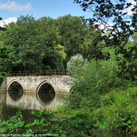 Buy canvas prints of Tythe Barn Bridge by Nicola Clark