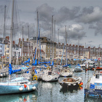 Buy canvas prints of Busy Harbour by Nicola Clark